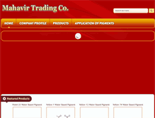 Tablet Screenshot of mahavirtradingco.com